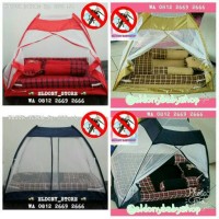 Jual Set kasur bayi, bantal guling, dan kelambu tenda Murah