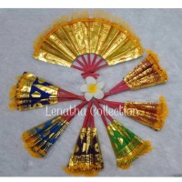 Jual Kipas Prada Bali Kipas Tari Bali 2 Sisi Rumbai Lenatha Murah