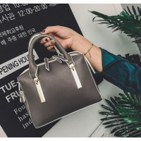 TAS TANGAN TENTENG HANDBAG ABU MUDA GREY CNK VINCCI WANITA CANTIK TOTE