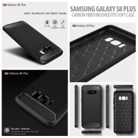 Carbon Fiber Brushed Soft Case - Samsung Galaxy S8 Plus