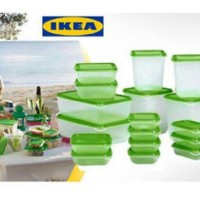 Jual IKEA Pruta isi 17pcs/set Wadah Makanan - Food Container Murah