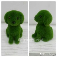 Jual Grass Land / Boneka Rumput bentuk anjing Murah