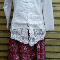 Kebaya sekolah, Kebaya Bordir anak, Setelan Kebaya sekolah