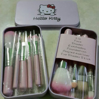 Jual Brush Makeup Multifungsi | Kuas Wajah Hello Kitty 1 Set Lengkap Murah