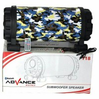 Speaker Subwoofer 8 inch Portable Advance T18 Bluetooth+Karaoke