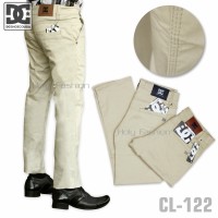 Jual Celana Chino Formal DC Stretch Cream Muda Murah