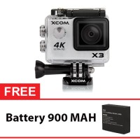 Jual Onix XCOM X3 Action Camera 4K HD 16MP SILVER Carton Box Murah