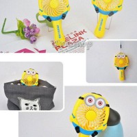 Jual Kipas angin portable mini/Kipas tangan mini karakter Minion Murah