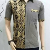 Jual Baju koko batik motif prada berkilau Murah