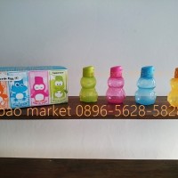 Jual Tupperware eco bottle kids ( 1 set isi 4 ) Murah