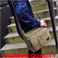 Jual Tas Selempang / Sling / Shoulder Kanvas Bag Pria / Cowok Import Murah