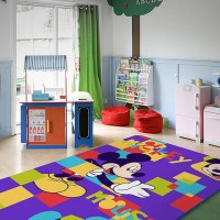 Jual Karpet Lantai Karakter Kartun MICKEY 011 BIG Polyester Murah Terbaru Murah