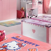 Jual Karpet Lantai Karakter Kartun Hello Kitty Size 100 x 150cm Murah Bagus Murah