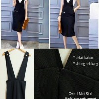 Jual LV Overall Midi Skirt / Midi Dress / Baju Cewek / Pakaian Wanita Murah