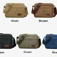 Jual SIMPLE STYLISH TAS SELEMPANG / TAS SLEMPANG / TAS KANVAS - GS Murah
