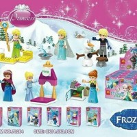 Jual FROZEN LEGO BOOTLEG MINIFIGURE PRINCESS ANNA ELSA OLAF SNOW MAN GIRL Murah
