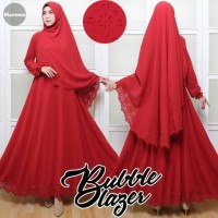 Jual Set Syari Bubble Laser (Maroon) Murah