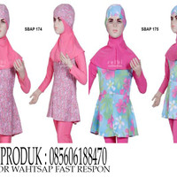 Baju Renang Muslim Anak SBAP 174-175 Umur 10-12 Tahun