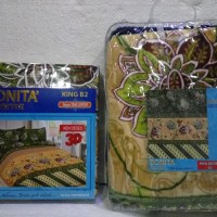 Jual Couple Sprei Dan Selimut Super Lembut Dan Tebal Merk Bonita - KENDEDES Murah