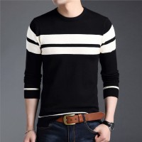 Jual Sweater Rajut pria / O-Neck / Mens Casual / Striped line Murah