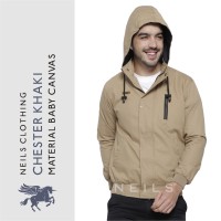 Jual Jaket Harrington Neils - Chester Khaki - Jaket Windbreaker Murah
