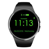 Kingwear Smartwatch Bluetooth for IOS and Android - KW18 - Black