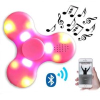 Jual FIDGET SPINNER MUSIC BLUETOOTH SPEAKER LED NYALA LAMPU FIDGET TOYS LED Murah