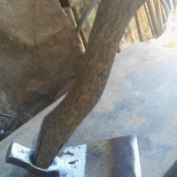 cangkul baja peralatan tukang kayu