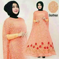 GAMIS BAJU WANITA MUSLIMAH BUSANA MUSLIM SYARI KR KAFTAN BRUKAT RAISA
