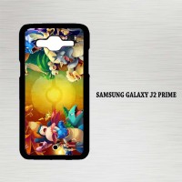 Casing Hp Samsung Galaxy J2 Prime Pokemon trainers red vs blue X4679