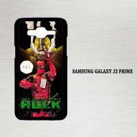 Casing Hp Samsung Galaxy J2 Prime Hulk vs Deadpool X4655