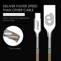 Jual UNEED Spring Kabel Data Micro USB Fast Charging 2.4A - UCB15M Murah