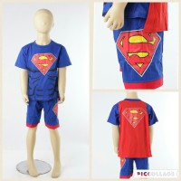 Jual PROMO Baju Anak Kostum Superhero Lengan Pendek Murah