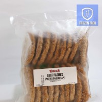 Jual Beef Patties (Daging Burger) Premium Hotel & Resto 1 Kg Murah