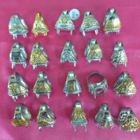 Ring Emban Cincin Cangkang Titanium Import Per Kodi Murah