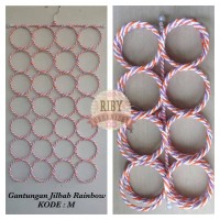 Jual Gantungan/hanger/rak jilbab ring rainbow Murah