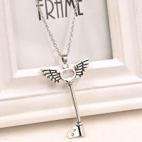 Jual Kalung Vintage Angel Wings Key Sayap Kunci Korean Murah