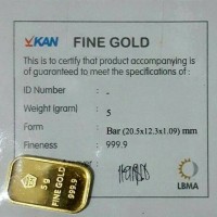 Jual EMAS ANTAM 5 GRAM 5gr 2016 Murah