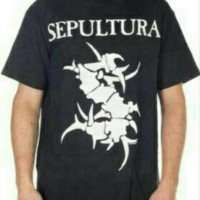 kaos/baju/t-shirt sepultura