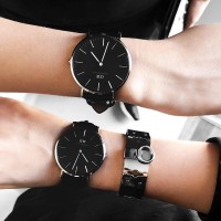 Jual Daniel Wellington Classic Black Couple 40mm & 36mm Rose Gold Original Murah