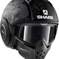 Helm SHARK RAW DRAK SANCTUS BLACK NOT ARAI SHOEI NOLAN XLITE HJC AGV