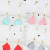 Jual ANTING KOREA WANITA IMPOR BERLIAN PANJANG PITA Murah