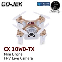 Jual promoCheerson CX-10WD-TX Mini FPV LIVE Camera Drone Upgrade dari CX-10 Murah