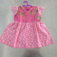 dress batik print anak 1-2tahun