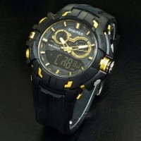 DIGITEC DG-3042T - JAM TANGAN PRIA DUALTIME COWOK ORIGINAL TAHAN AIR