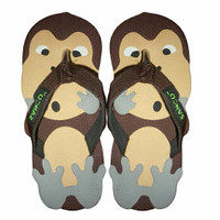 Jual Sandal Sancu Boneka George Monkey Lucu Jepit Anak Usia 2-3 Tahun Murah