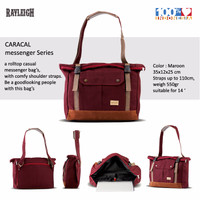Jual Tas Sling Laptop Rayleigh - Caracal Messenger (Maroon) Murah