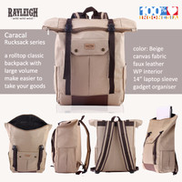 Jual Tas Ransel Laptop Rayleigh - Caracal Rucksack (Beige) Murah