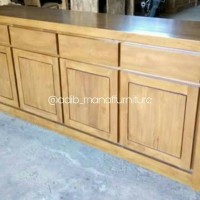 Bufet Tv Jati, Bufet Tv Minimalis, Bufet TV, Meja TV, TV Stand