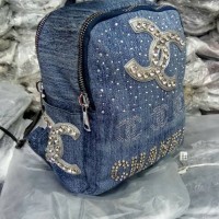 Tas Ransel Jeans CHANEL MIROR